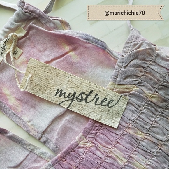 LAST PIECE!  Tie Dye Maxi Strap Dress - Picture 5 of 5